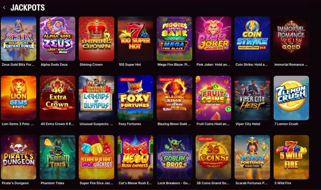 Napoléon Casino Jackpots